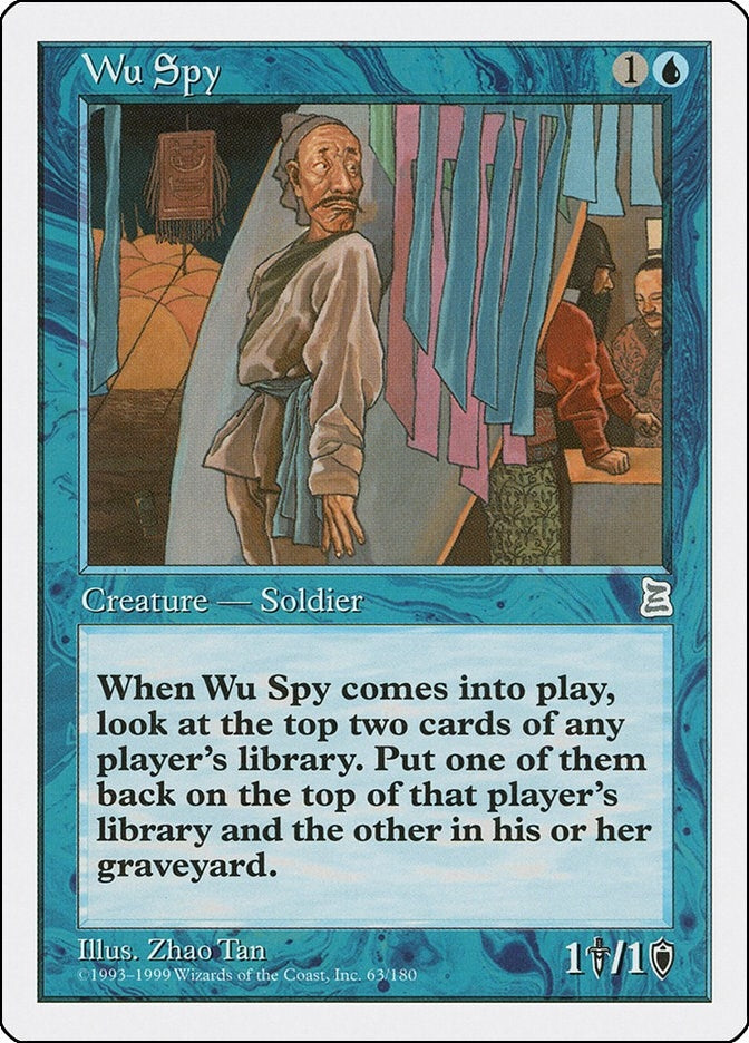 Image for Wu Spy (63) - Magic: The Gathering