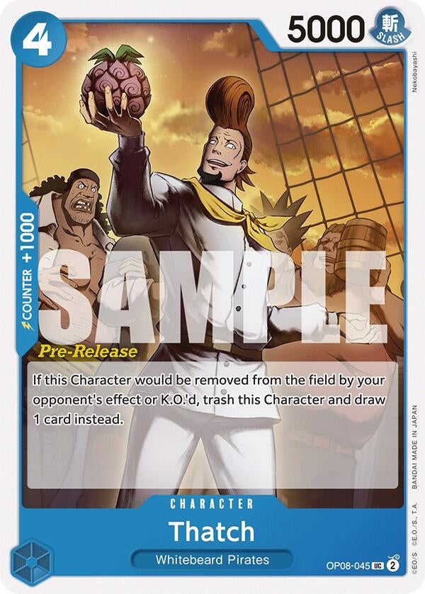 Image for Thatch (OP08-045) (Two Legends Pre-Release Cards) - One Piece Card Game