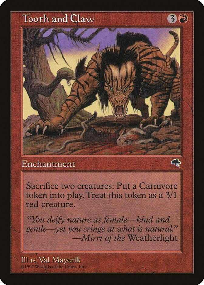 Image for Tooth and Claw (210) - Magic: The Gathering