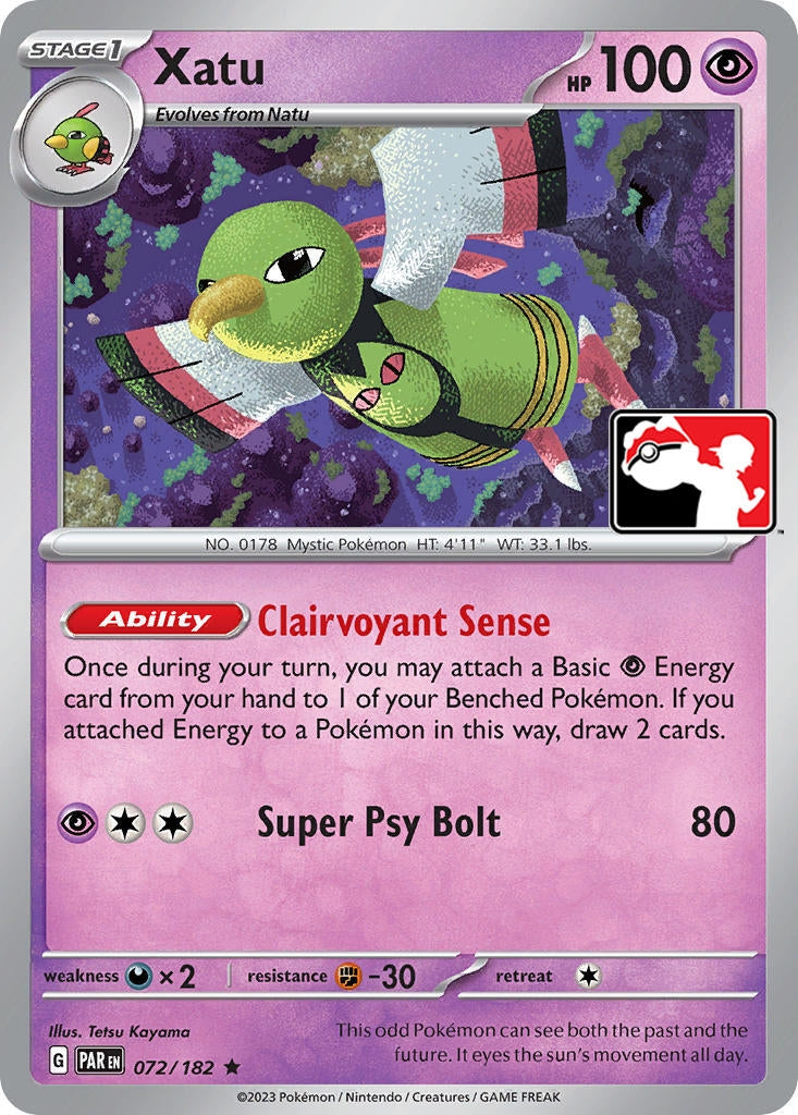 Xatu (072/182) (Prize Pack Series Cards)