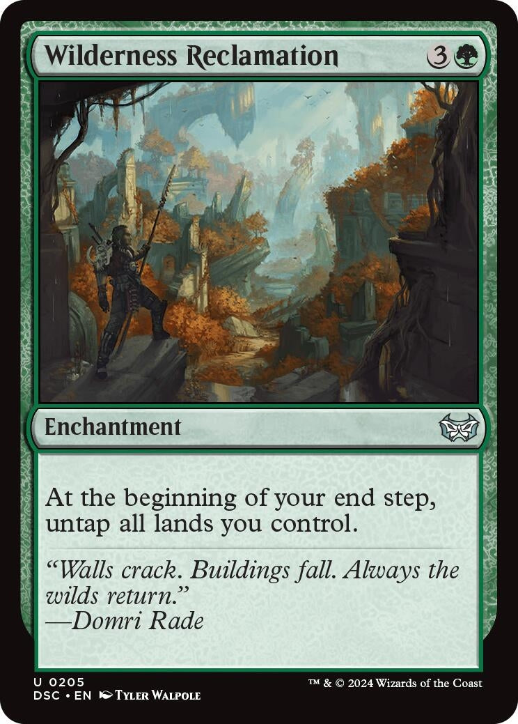 Image for Wilderness Reclamation (205) - Magic: The Gathering