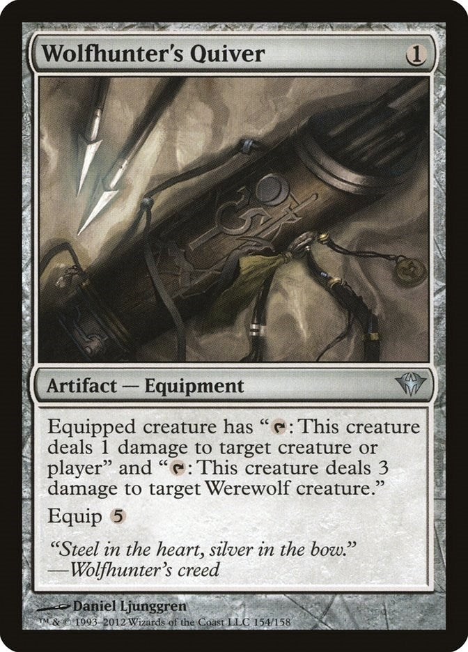Image for Wolfhunter's Quiver (154) - Magic: The Gathering