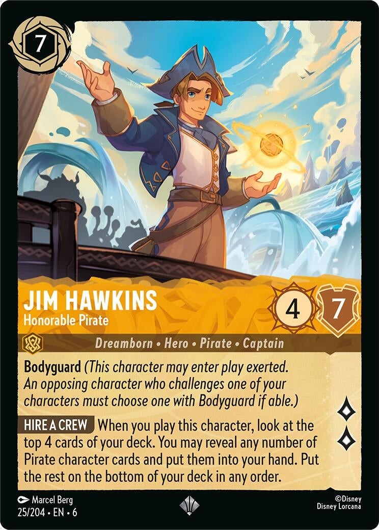 Jim Hawkins - Honorable Pirate (25/204) (Azurite Sea)
