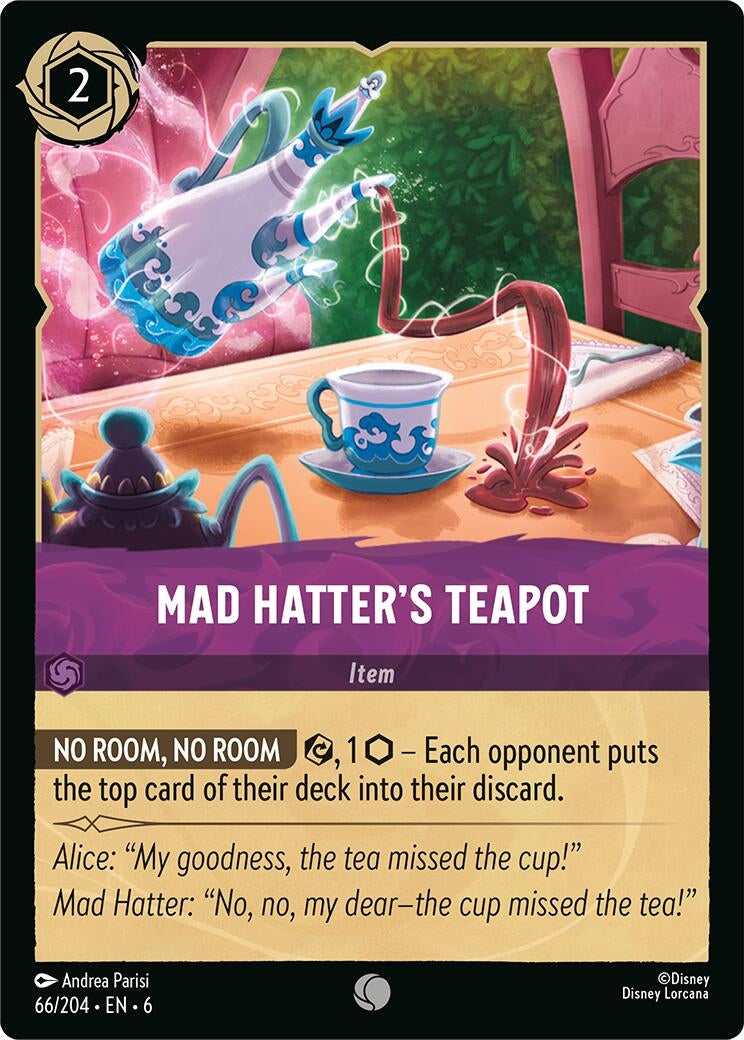 Mad Hatter's Teapot (66/204) (Azurite Sea)