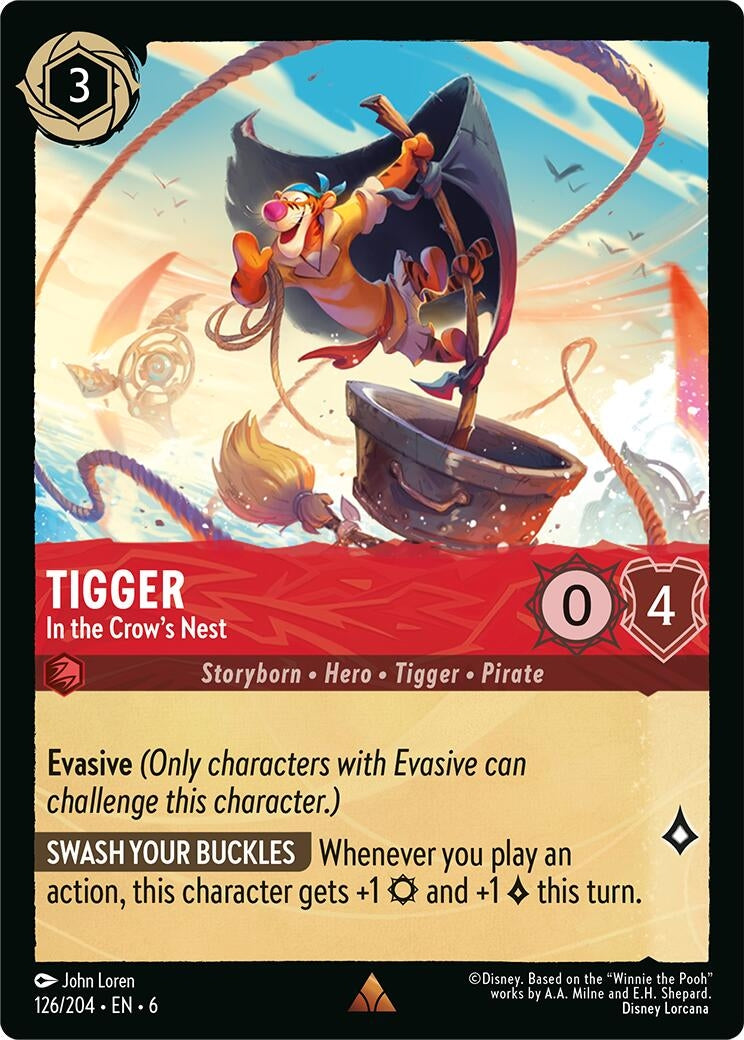 Tigger - In the Crow's Nest (126/204) (Azurite Sea)
