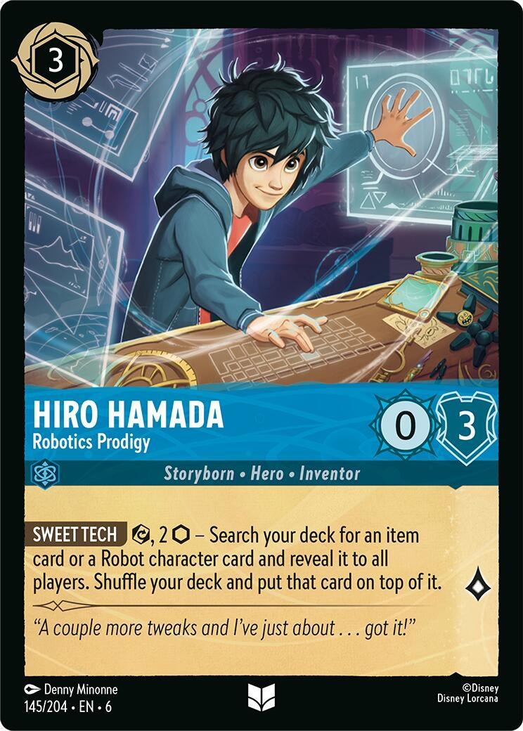 Hiro Hamada - Robotics Prodigy (145/204) (Azurite Sea)