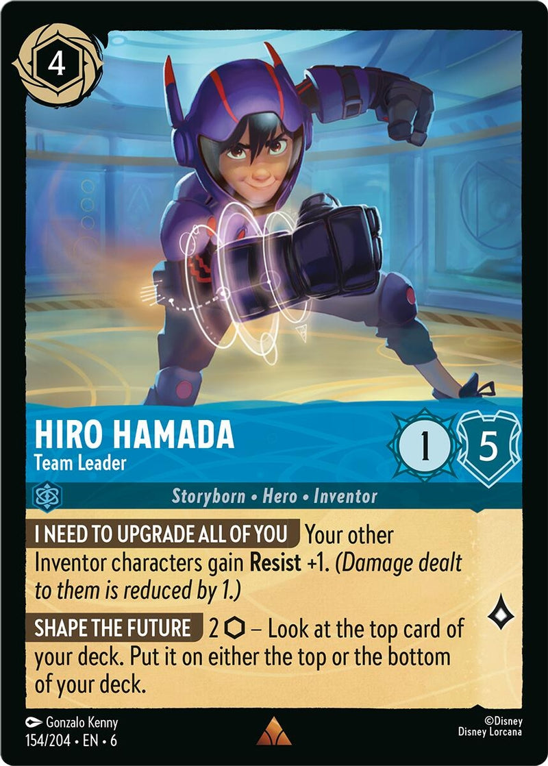 Hiro Hamada - Team Leader (154/204) (Azurite Sea)