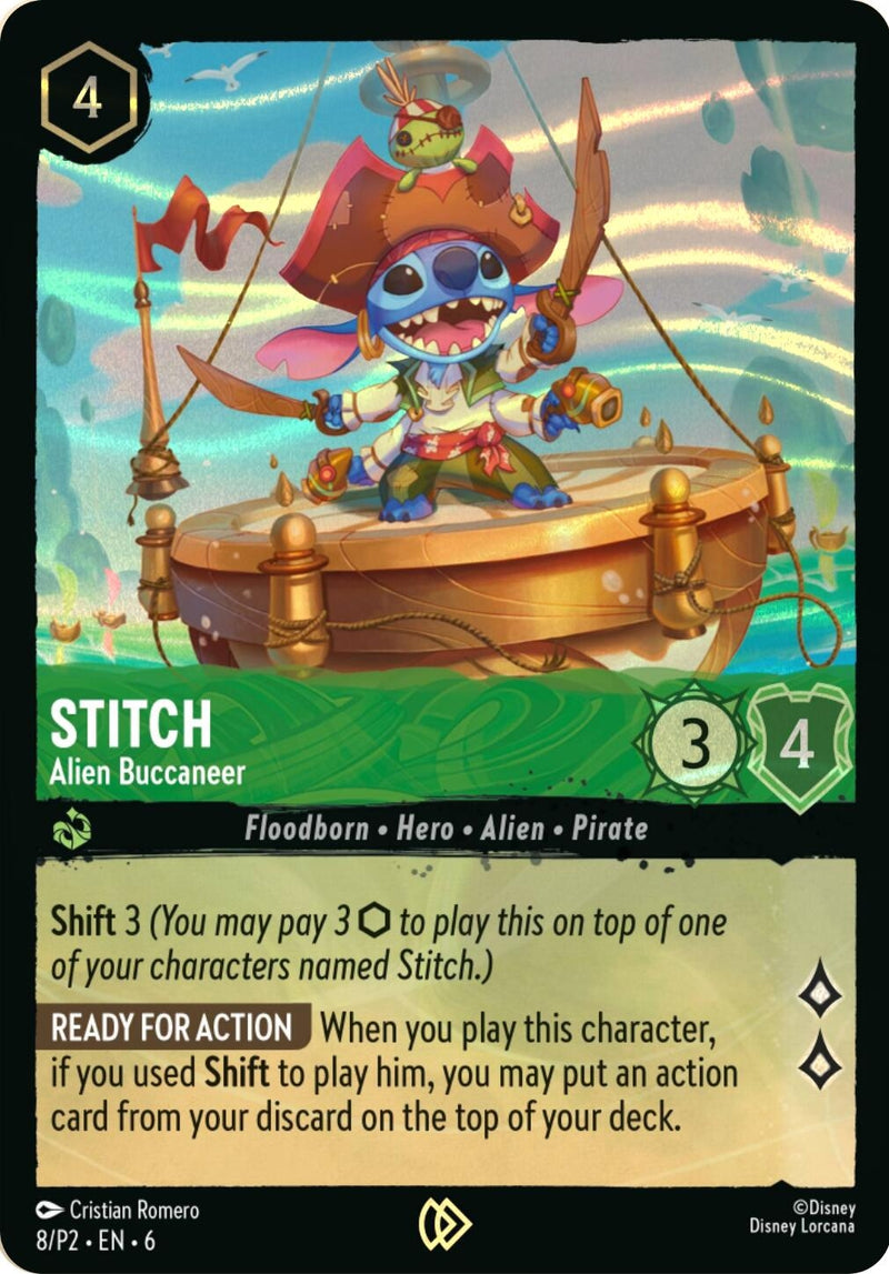 Stitch - Alien Buccaneer (Stitch Collector's Gift Set Promo) (8) (Disney Lorcana Promo Cards)