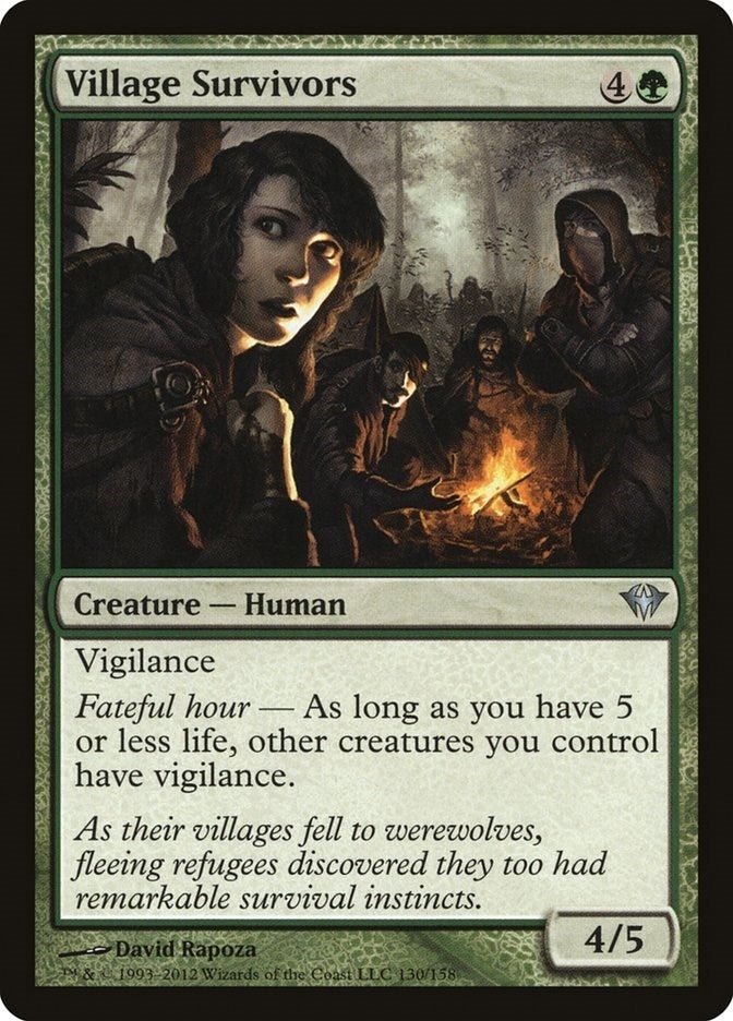 Image for Village Survivors (130) - Magic: The Gathering