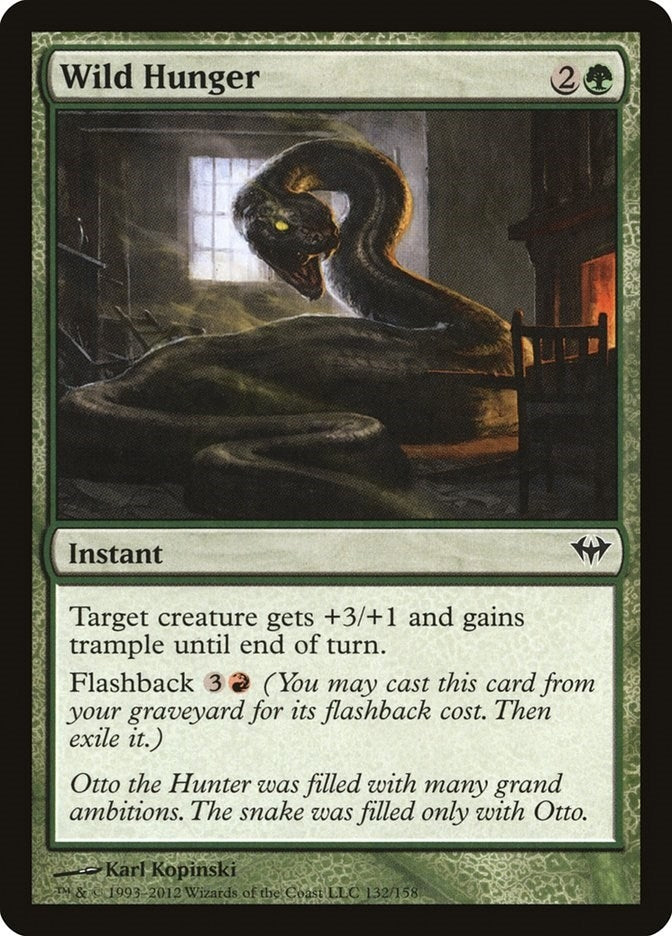 Image for Wild Hunger (132) - Magic: The Gathering