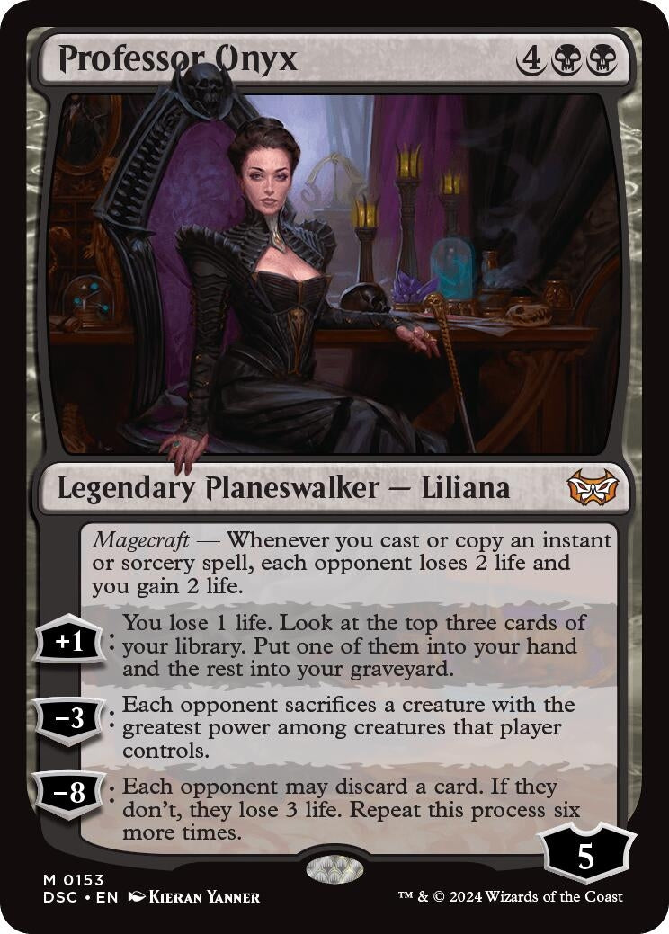 Professor Onyx (153) (Commander: Duskmourn: House of Horror) (DSC)