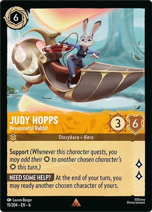 Judy Hopps - Resourceful Rabbit (15/204) (Azurite Sea)