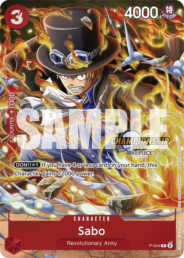 Image for Sabo (CS 2024 Event Pack) (P-044) (One Piece Promotion Cards) - One Piece Card Game
