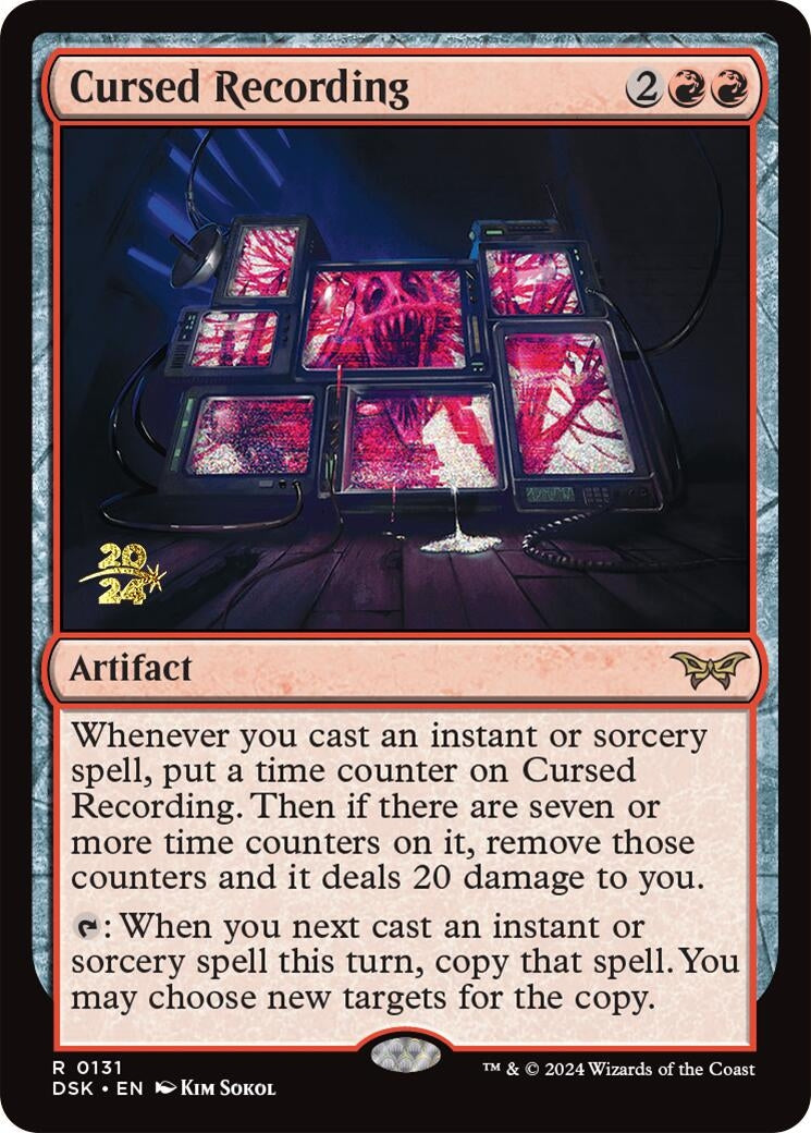 Cursed Recording (0131) (131) (Prerelease Cards)