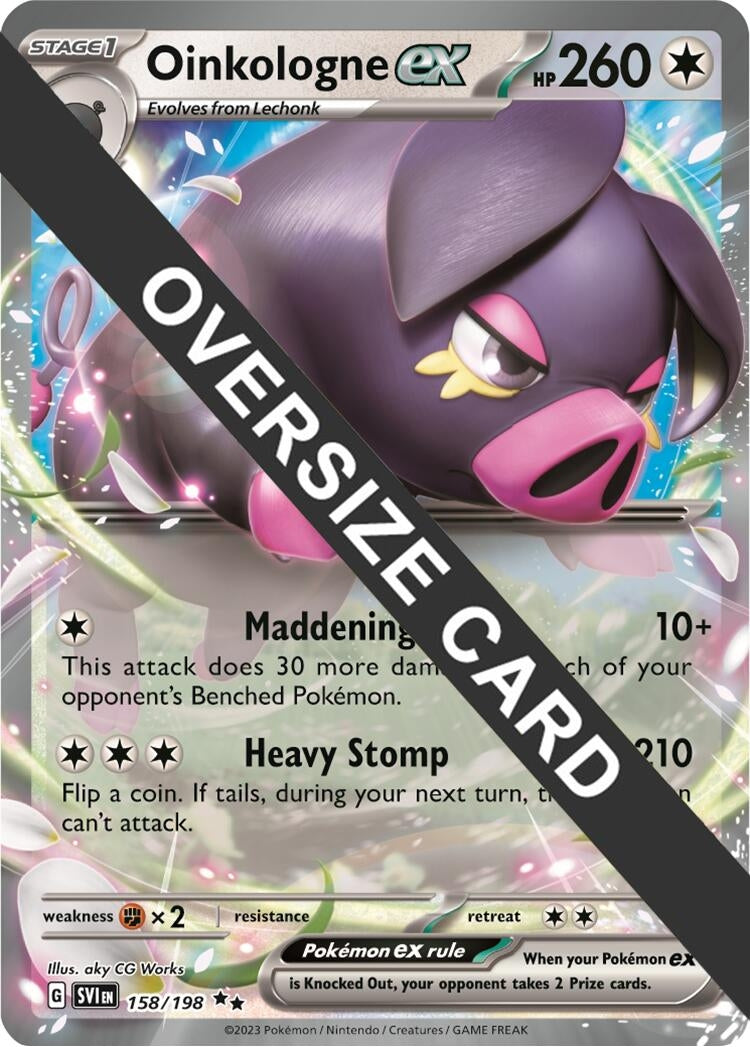 Image for Oinkologne ex (158/198) (Jumbo Cards) - Pokemon