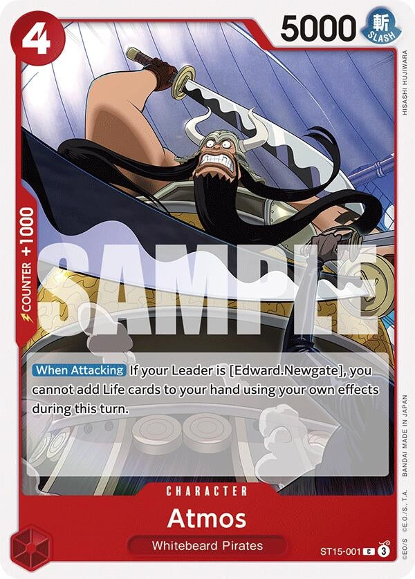 Atmos (ST15-001) (Starter Deck 15: RED Edward.Newgate)