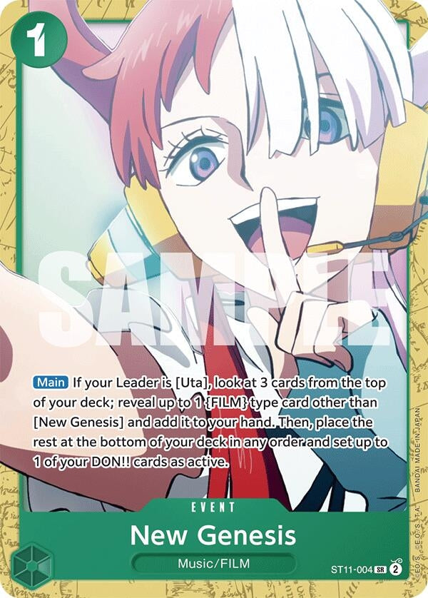 New Genesis (ST11-004) (Starter Deck 16: GREEN Uta)
