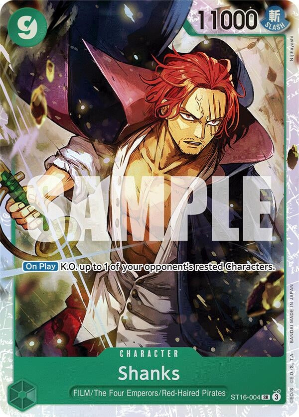 Image for Shanks (ST16-004) (Starter Deck 16: GREEN Uta) - One Piece Card Game