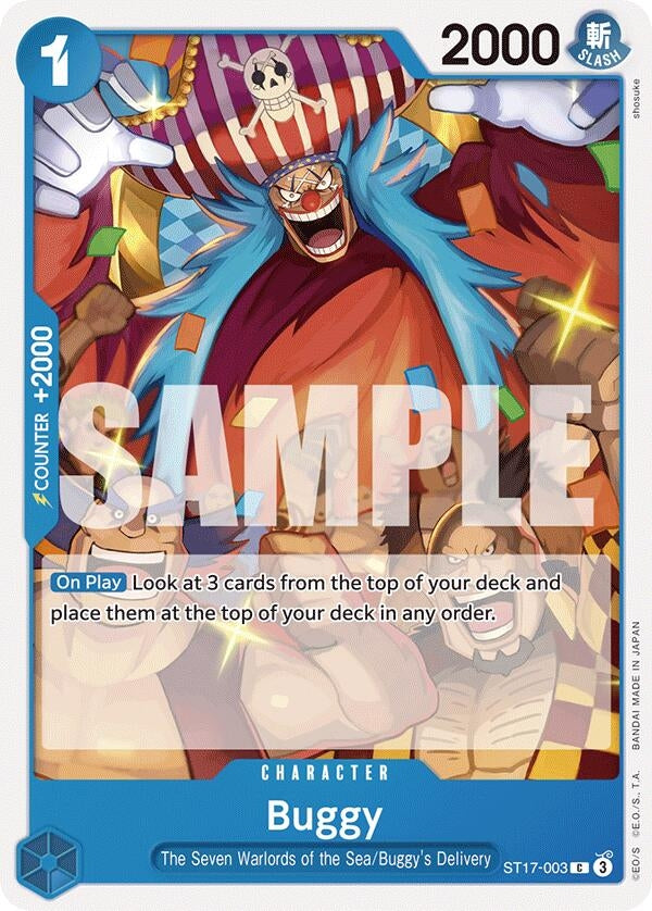 Buggy (ST17-003) (Starter Deck 17: BLUE Donquixote Doflamingo)