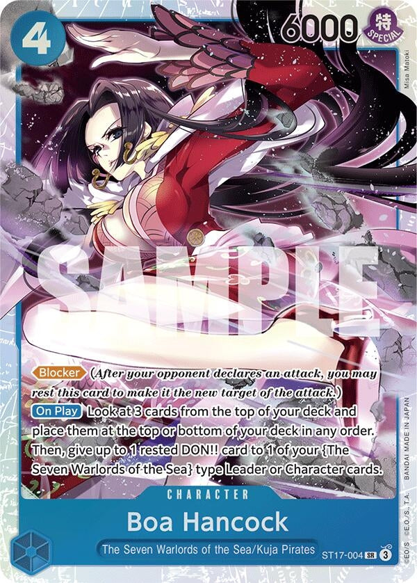 Boa Hancock (ST17-004) (Starter Deck 17: BLUE Donquixote Doflamingo)
