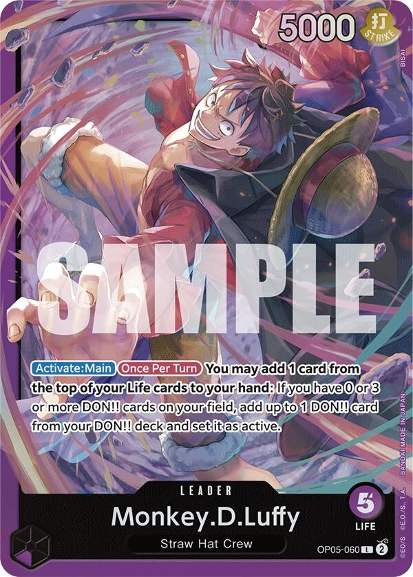 Monkey.D.Luffy (OP05-060) (OP05-060) (Starter Deck 18: PURPLE Monkey.D.Luffy)
