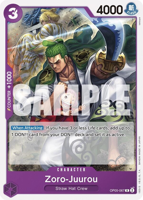 Zoro-Juurou (OP05-067) (OP05-067) (Starter Deck 18: PURPLE Monkey.D.Luffy)