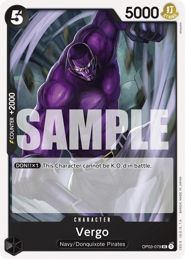 Vergo (OP03-079) (Starter Deck 19: BLACK Smoker)