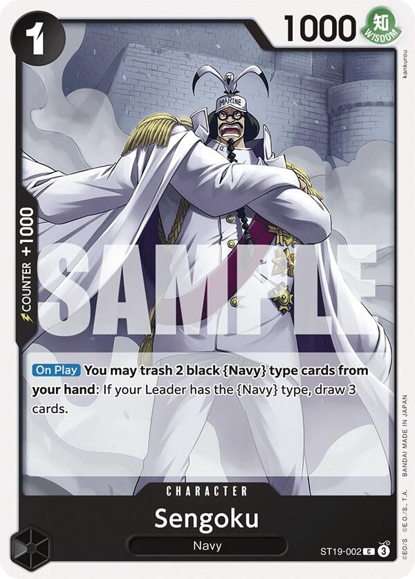 Image for Sengoku (ST19-002) (Starter Deck 19: BLACK Smoker) - One Piece Card Game