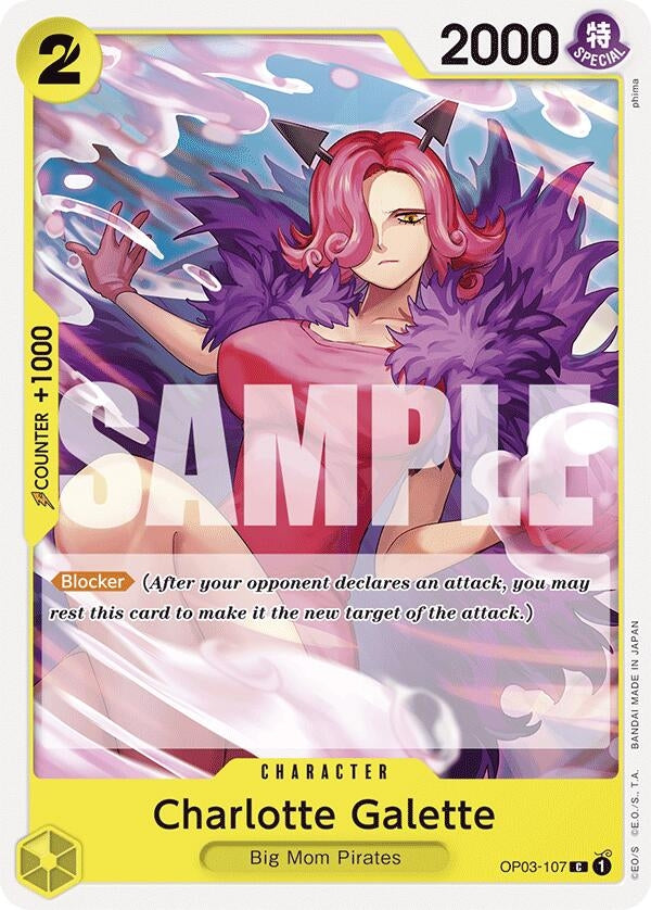 Charlotte Galette (OP03-107) (Starter Deck 20: YELLOW Charlotte Katakuri)
