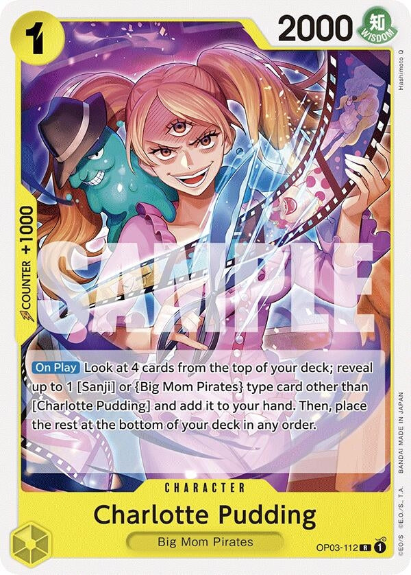 Image for Charlotte Pudding (OP03-112) (OP03-112) (Starter Deck 20: YELLOW Charlotte Katakuri) - One Piece Card Game