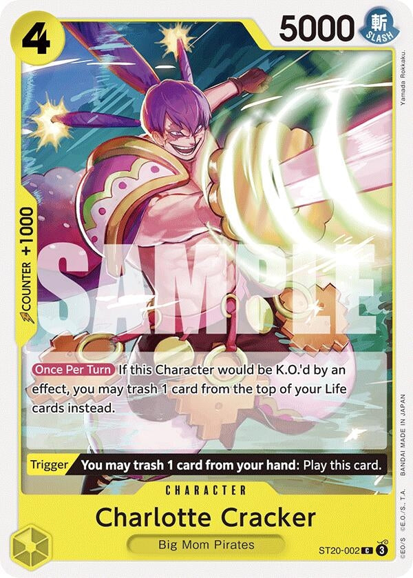 Charlotte Cracker (ST20-002) (Starter Deck 20: YELLOW Charlotte Katakuri)