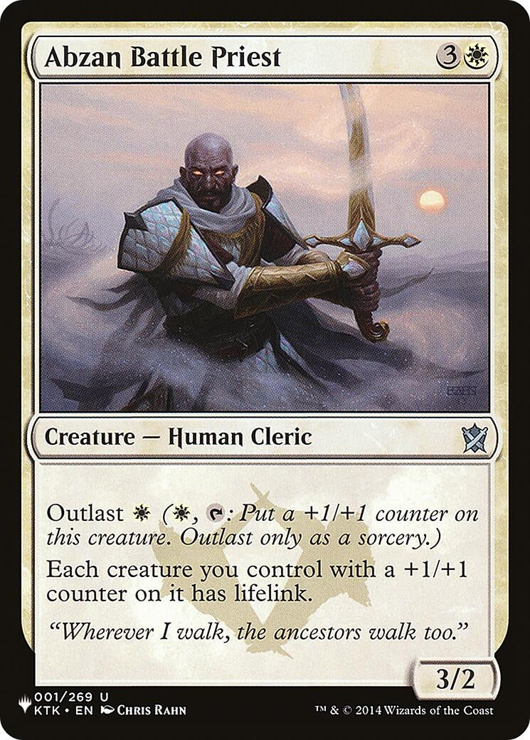 Abzan Battle Priest (001/269) (The List Reprints)