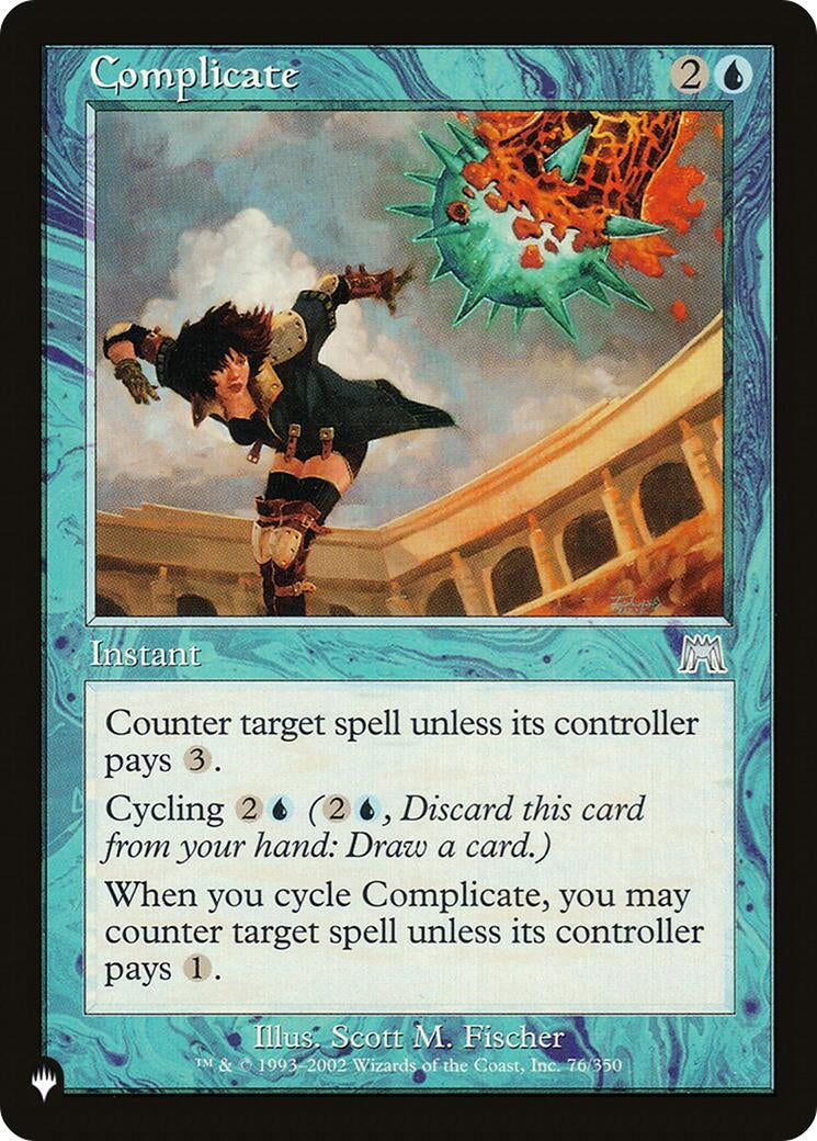 Image for Complicate (76/350) (The List Reprints) - Magic: The Gathering