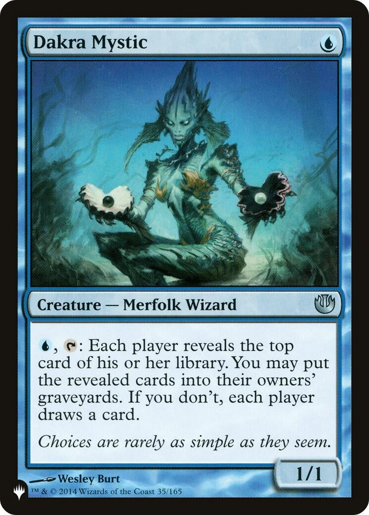 Dakra Mystic (35/165) (The List Reprints)