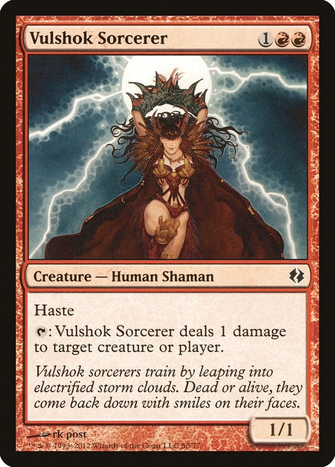 Image for Vulshok Sorcerer (50) - Magic: The Gathering