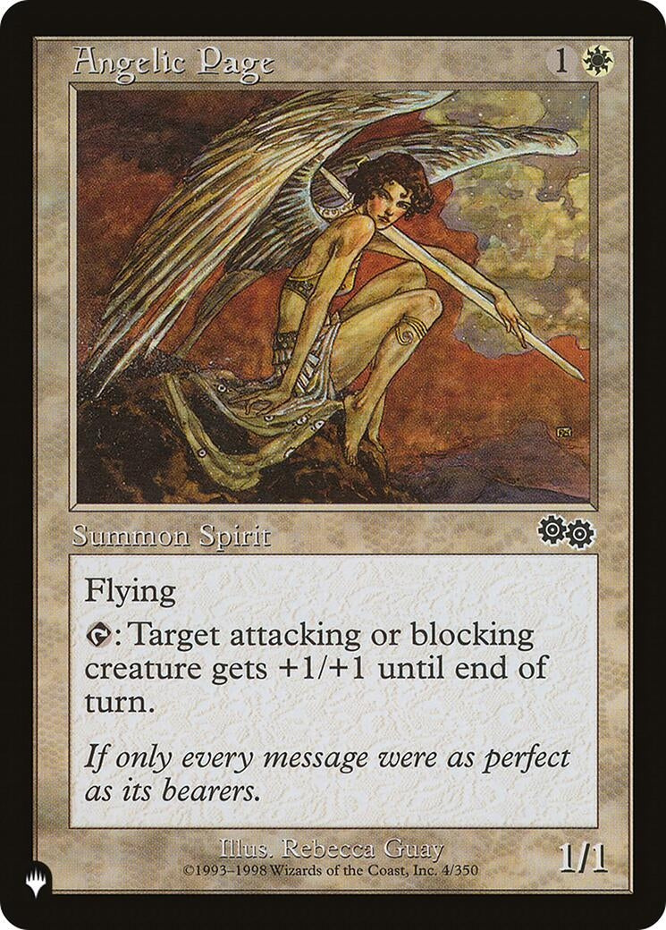 Angelic Page (4/350) (The List Reprints)