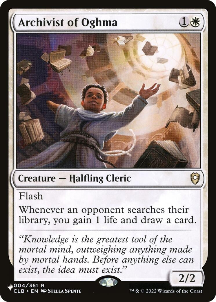Archivist of Oghma (004/361) (The List Reprints)