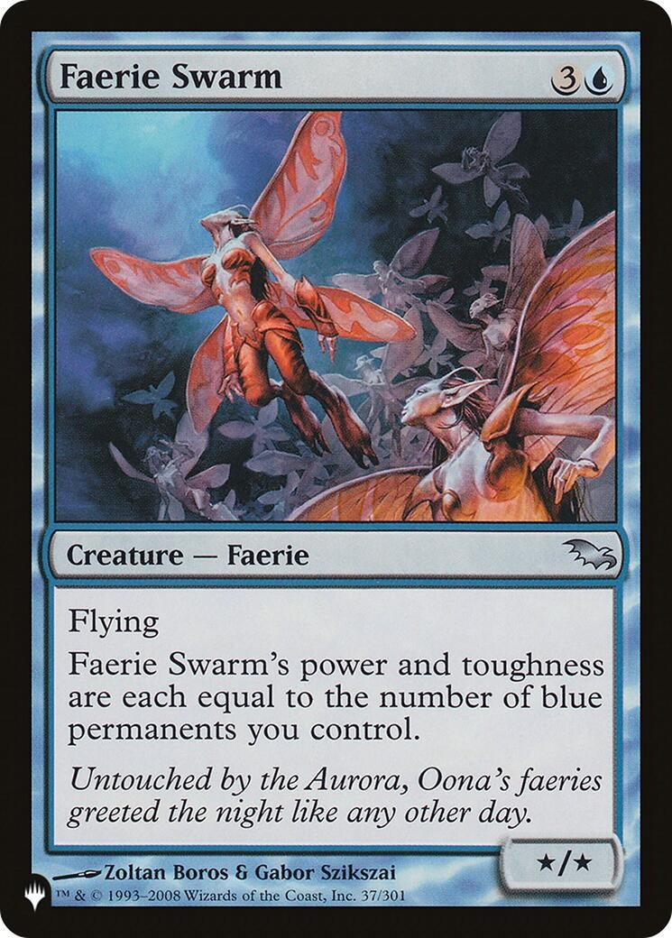 Faerie Swarm (37/301) (The List Reprints)