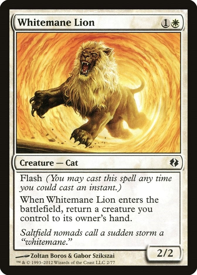 Image for Whitemane Lion (2) - Magic: The Gathering