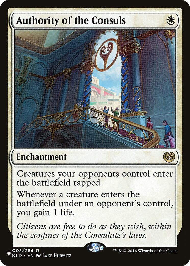 Authority of the Consuls (005/264) (The List Reprints)