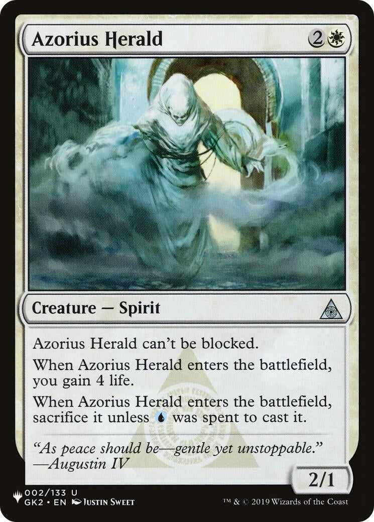 Azorius Herald (002/133) (The List Reprints)