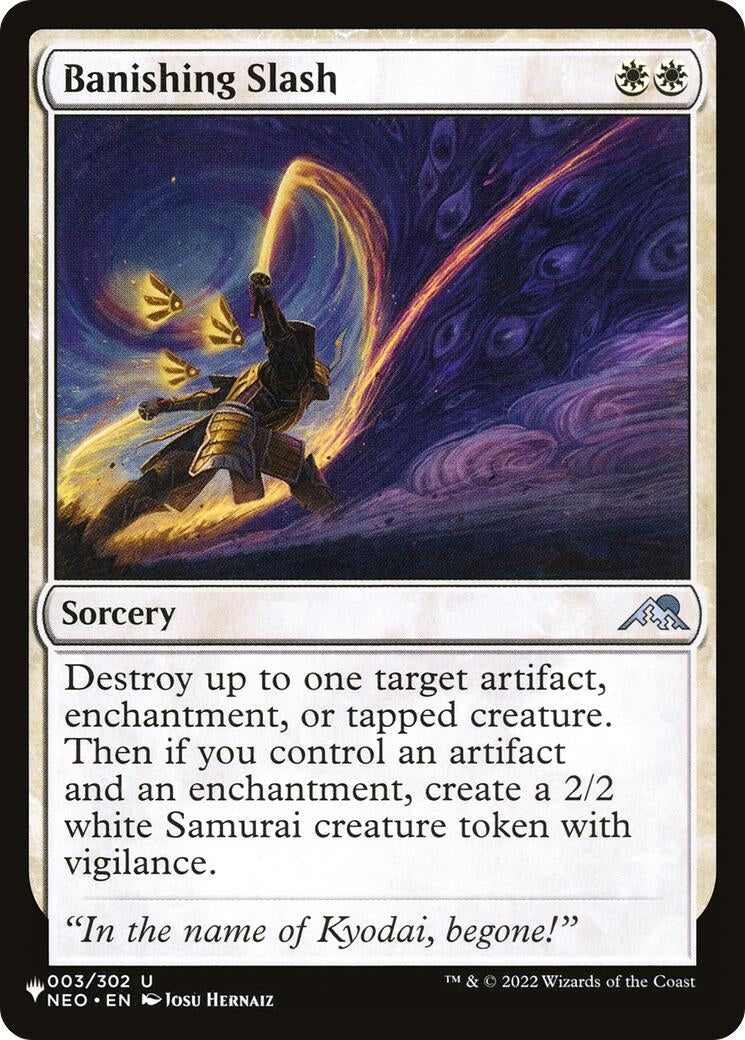 Banishing Slash (003/302) (The List Reprints)