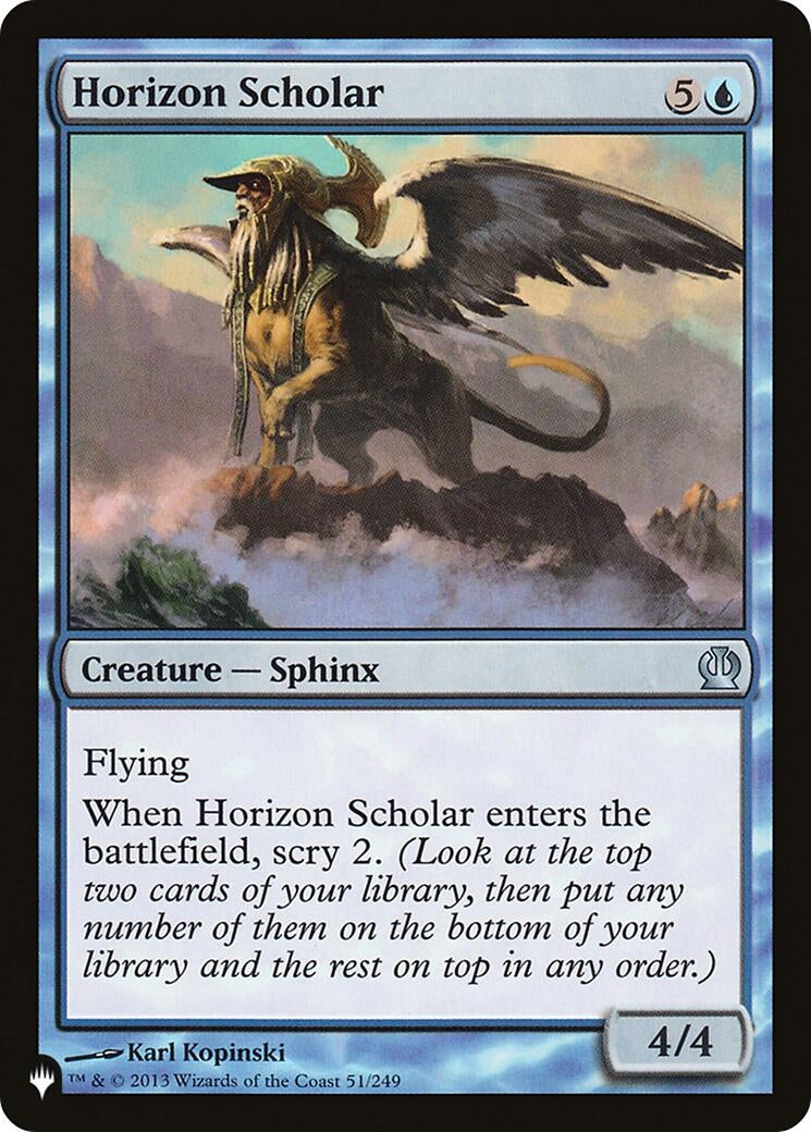 Image for Horizon Scholar (51/249) (The List Reprints) - Magic: The Gathering