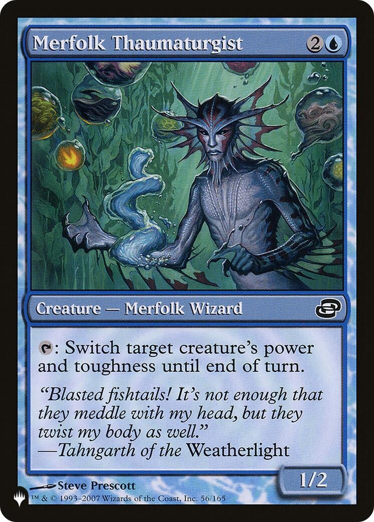 Merfolk Thaumaturgist (56/165) (The List Reprints)