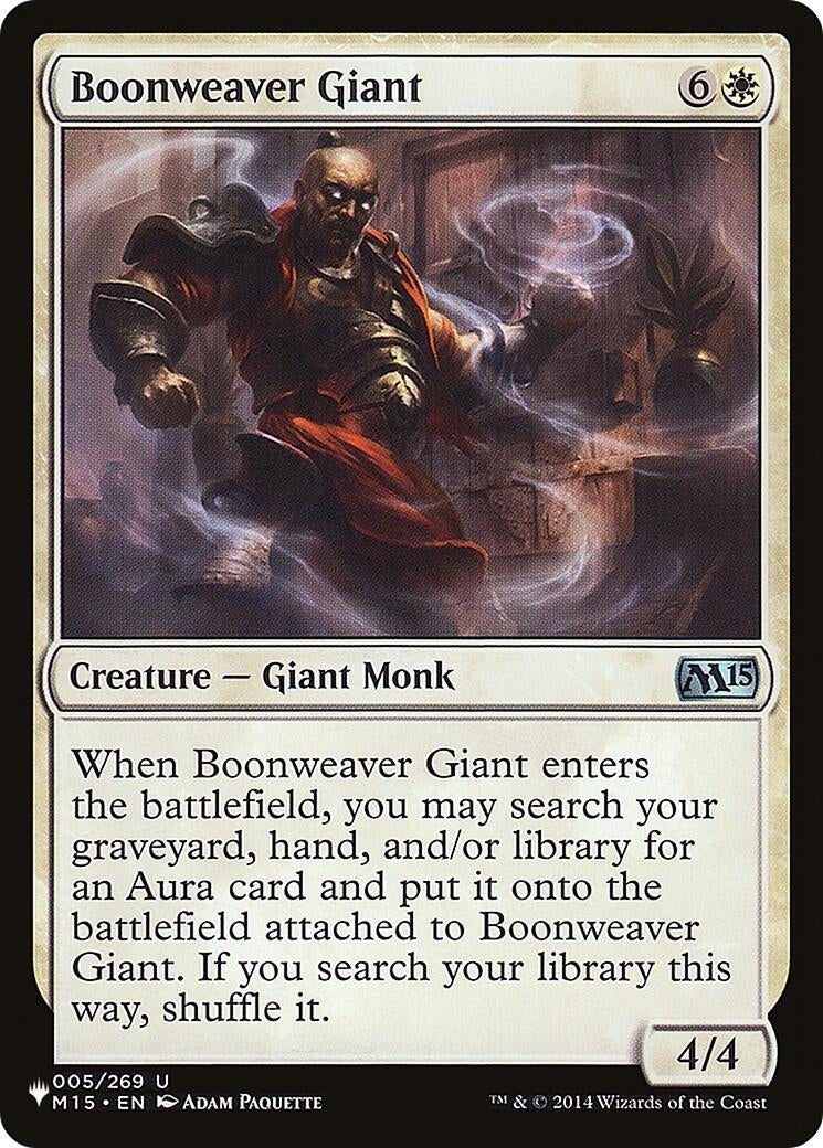 Boonweaver Giant (005/269) (The List Reprints)