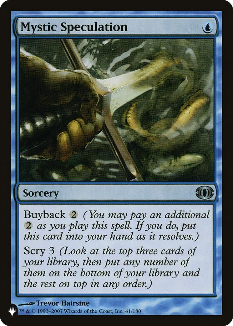 Mystic Speculation (41/180) (The List Reprints)