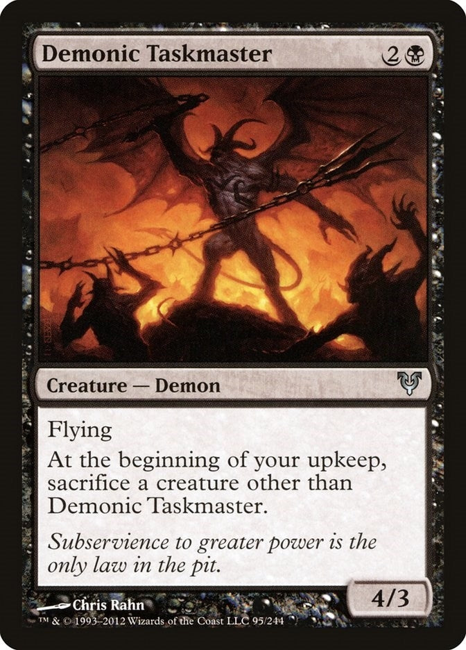 Demonic Taskmaster (95) (Avacyn Restored)