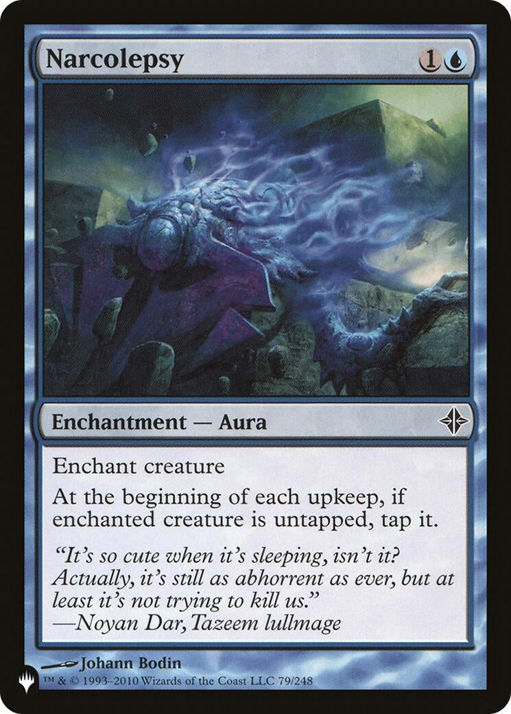 Narcolepsy (79/248) (The List Reprints)