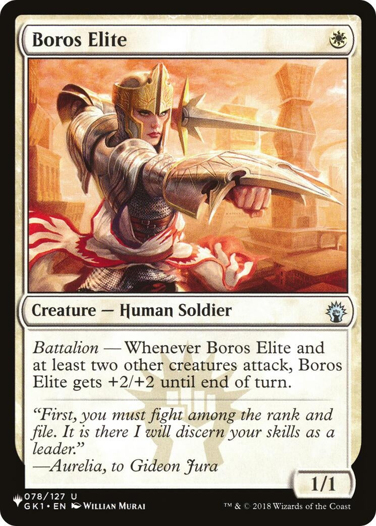Boros Elite (078/127) (The List Reprints)