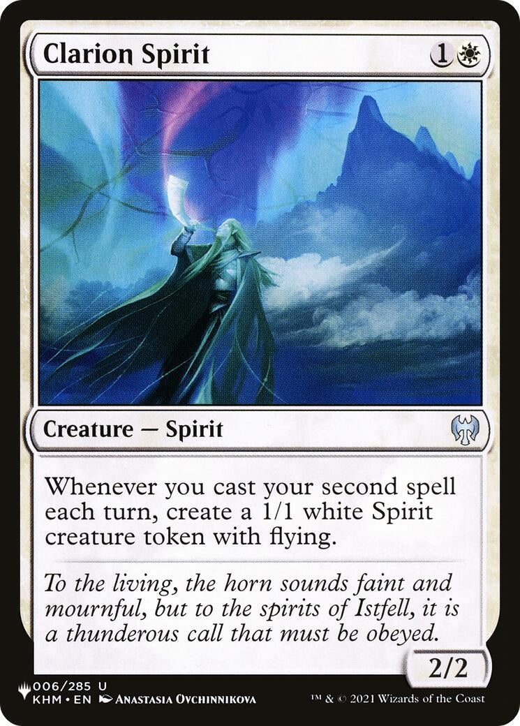 Clarion Spirit (006/285) (The List Reprints)